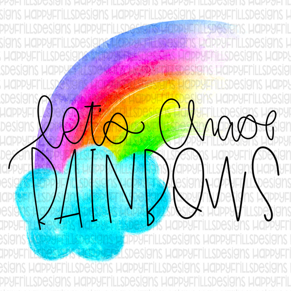 Let’s chase rainbows in watercolor