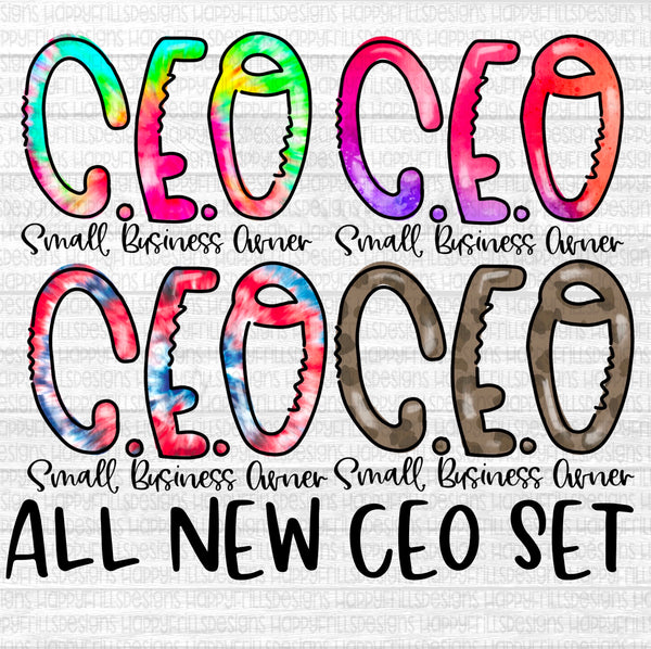 All New CEO designs (set of 4)