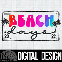 Bright Beach Days license plate