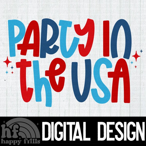 Party in the USA- handlettered