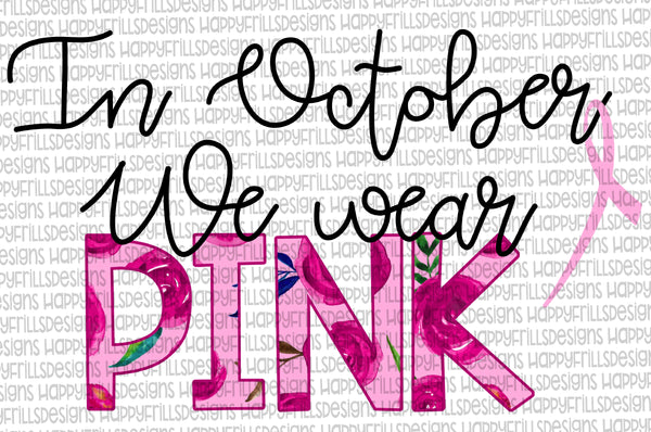 In October We wear Pink
