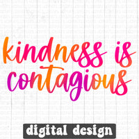 Kindness is contagious digital design