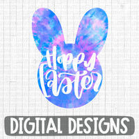 Hoppy Easter Tie dye bunny