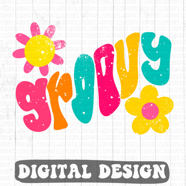 Groovy Retro digital design