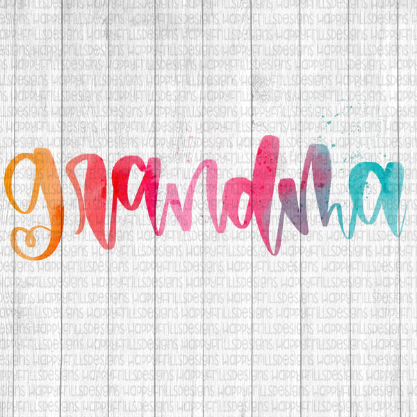 Watercolor Grandma