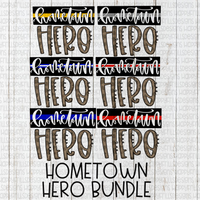 Hometown hero bundle set of six