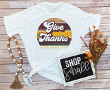 Give thanks (retro style)