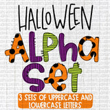 Halloween Doodle alpha Trio