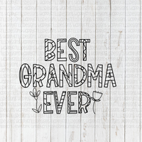 Best Grandma Ever Coloring sheet