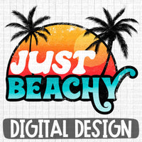 Just Beachy Retro digital design
