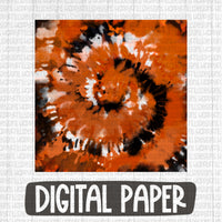 Halloween inspired tie dye digital paper