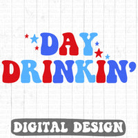 Day Drinkin’ retro style digital design