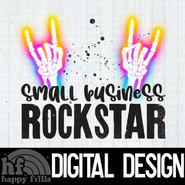Small business Rockstar neon