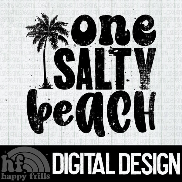 One salty Beach- single color