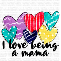 I love being a mama with colorful hearts