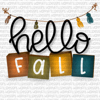 Hello Fall Blocks & banner
