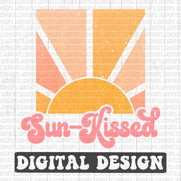 Sun-kissed retro style digital design