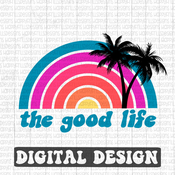 The Good Life retro style digital design