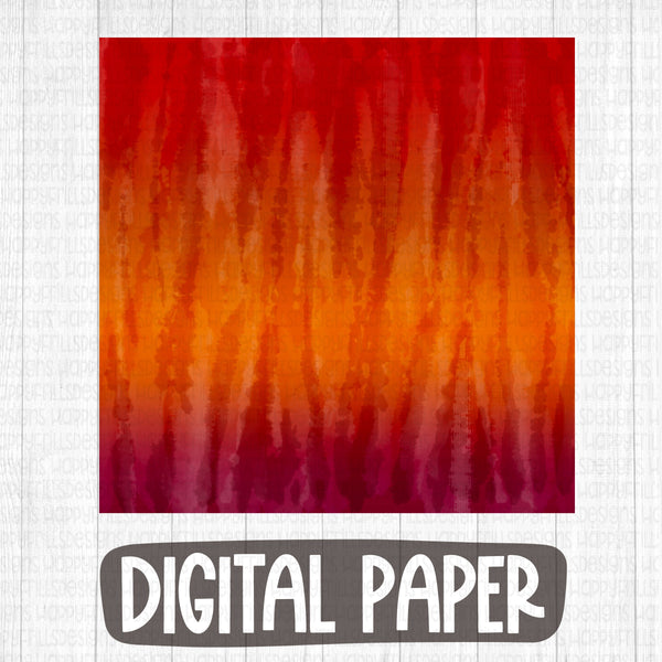Burnt orange tie dye digital paper