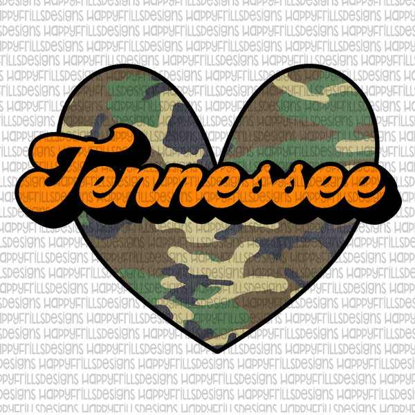 Orange/Camo Tennessee