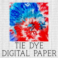 Swirl Red, white, and blue tie dye digital paper