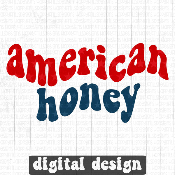 American Honey retro digital design