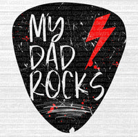 My Dad Rocks Guitar Pick Father’s Day