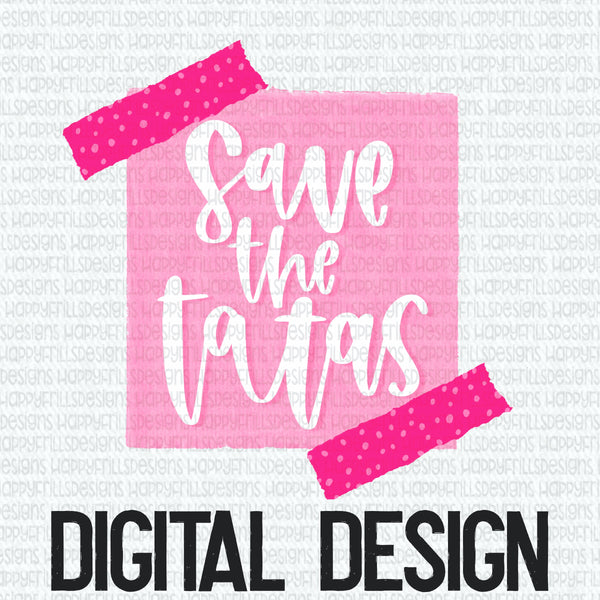 Save the tatas digital design