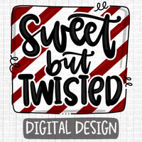 Sweet But Twisted doodle design