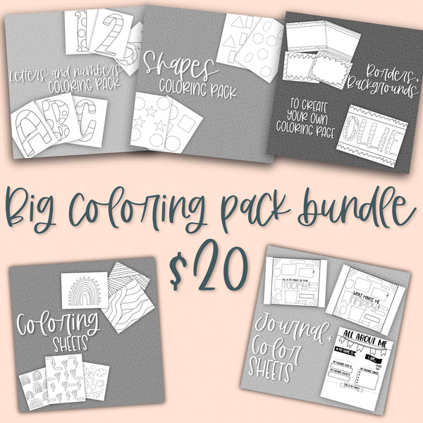 Coloring Big Bundle Pack with licensing