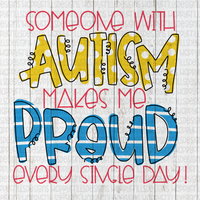 Autism awareness doodle