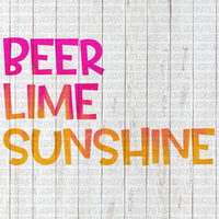 Beer Lime Sunshine