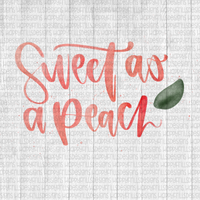 Sweet as a peach