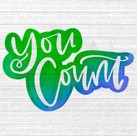 You count hand lettered retro