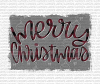 Merry Christmas Grey & Red Ornament background