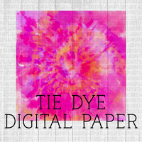 Pink Tie-dye Digital Paper