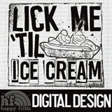 NSFW - Lick me ‘til ice cream