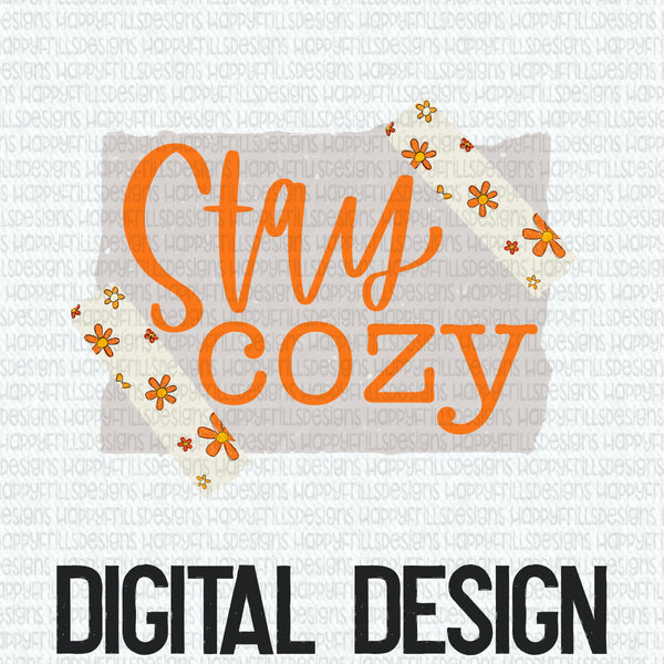 Stay Cozy digital design
