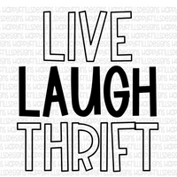 Live laugh thrift