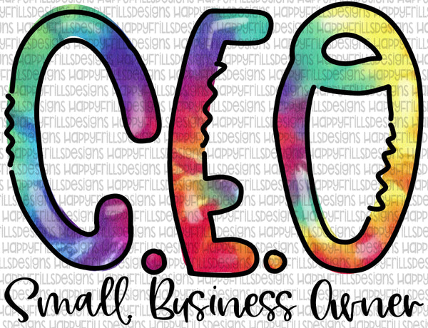 Tie-dye CEO Small Business Owner