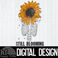 Still Blooming - Sunflower Skeleton