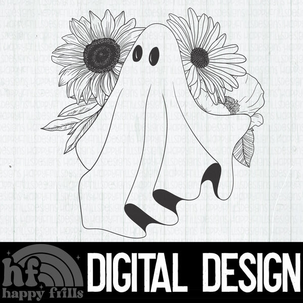 Floral Ghost - Single color