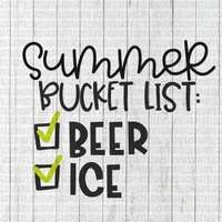 Summer Bucket List: Beer and Ice