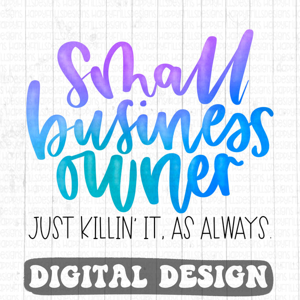 Small business owner digital design