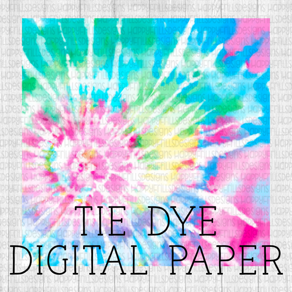 Pastel swirl Tie-dye Digital Paper