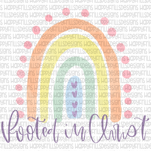 Rooted in Christ Pastel Rainbow