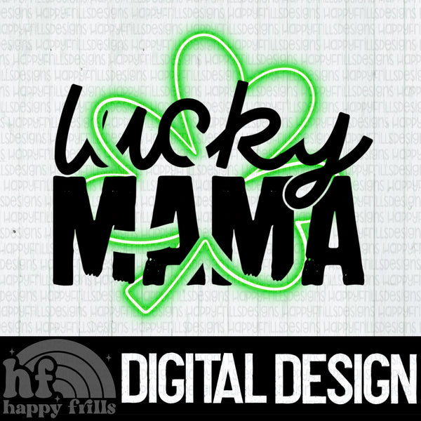 Neon Lucky Mama