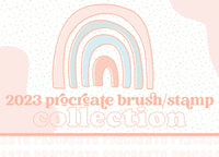 2023 Procreate Brush and Stamp Collection