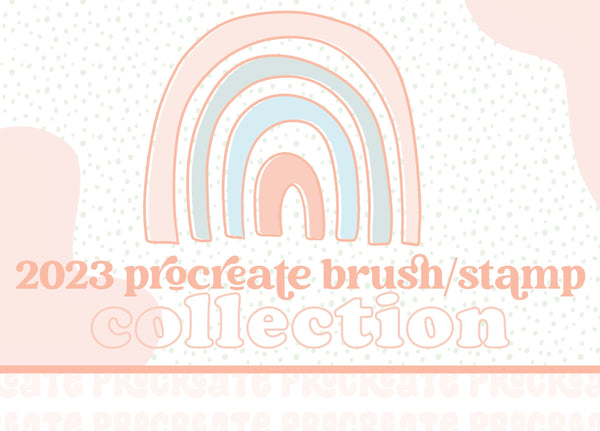 2023 Procreate Brush and Stamp Collection