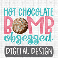 Hot Chocolate Bomb Obsessed (pink/blue)